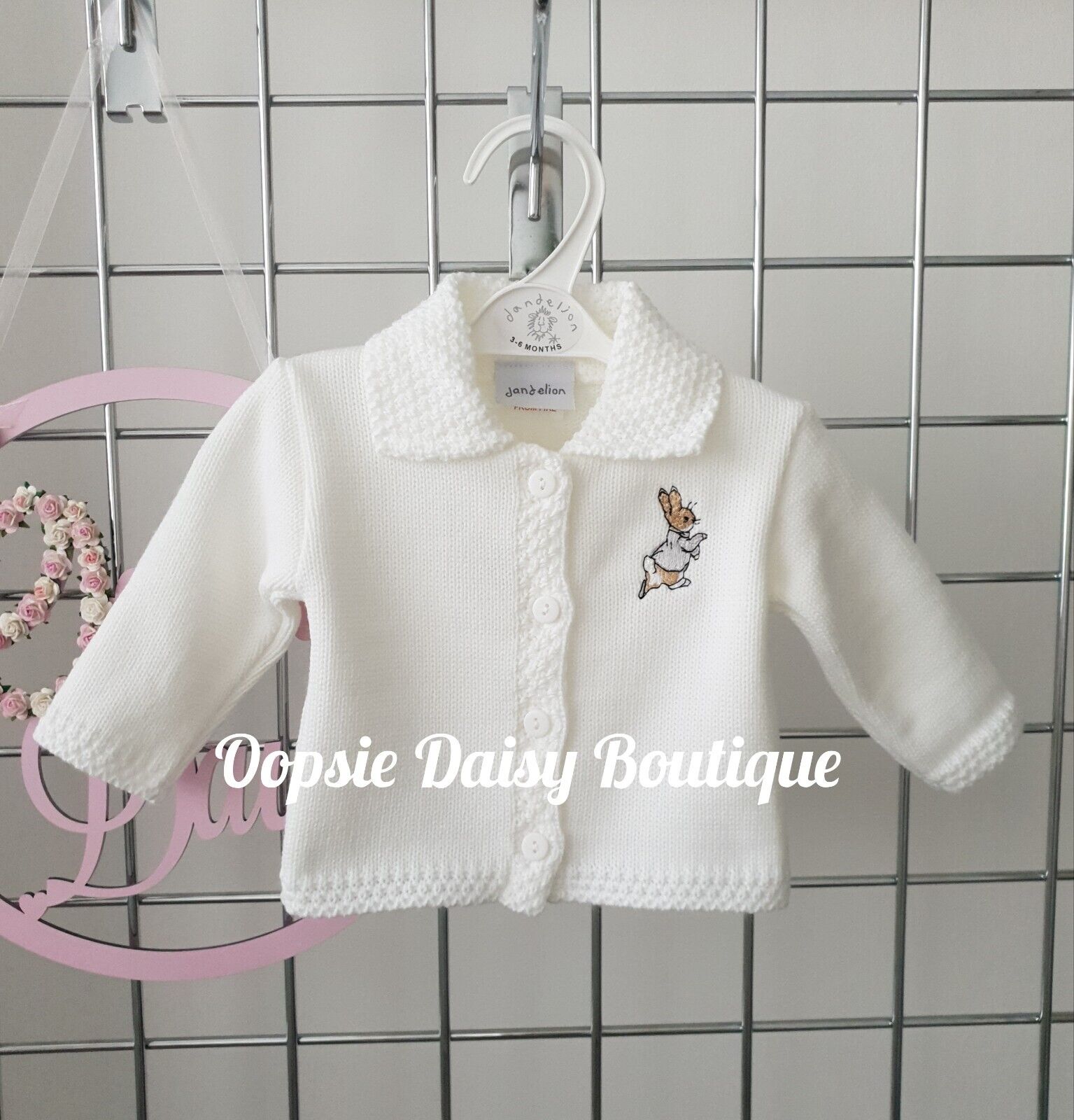 Baby Boys Girls Peter Rabbit Cardigan Dandelion – Oopsie Daisy