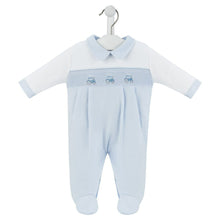 Load image into Gallery viewer, Boys Tractor Smocked Romper All In One Dandelion Baby