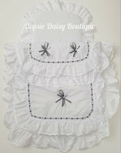 Load image into Gallery viewer, Spanish Romany Style Baby Pram Set Quilt &amp; Pillow Set