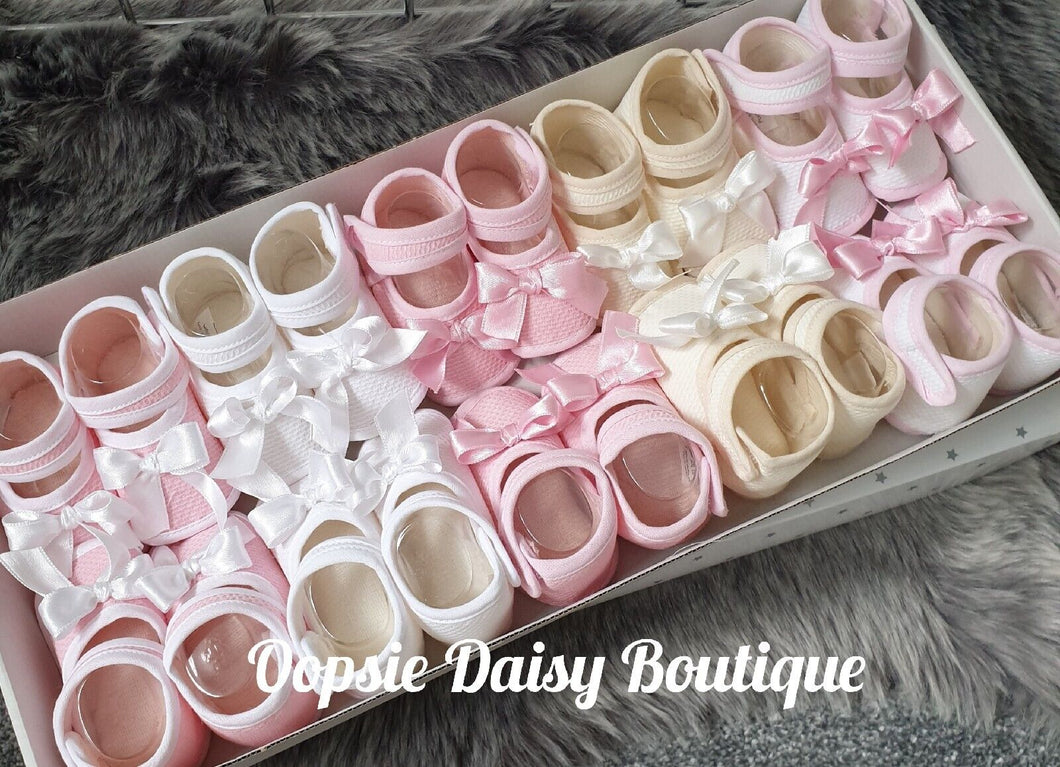 Baby Spanish Shoes Booties Size 0-3mth
