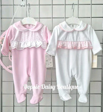 Load image into Gallery viewer, Baby Girls Pretty Portuguese Romper All In One