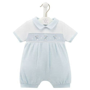 Baby Rabbit & Star Smocked Romper Dandelion Baby