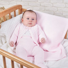 Load image into Gallery viewer, Girls Pink Knitted Cable Knitted Suit 2 Piece - Dandelion
