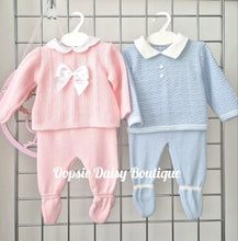 Load image into Gallery viewer, Boys &amp; Girls Knitted Trouser Set
