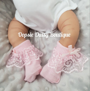 Baby Girls Frilly Ankle Socks