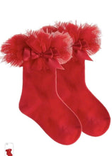 Load image into Gallery viewer, Baby Girls Frilly Ankle Socks Tutu Ribbon