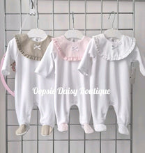 Load image into Gallery viewer, Baby Girls Pretty Portuguese Romper All In One