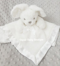 Load image into Gallery viewer, Baby Bunny Comforter with Ribbon - Baby Blanket