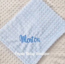Load image into Gallery viewer, Personalised Baby Blanket Supersoft Waffle Design