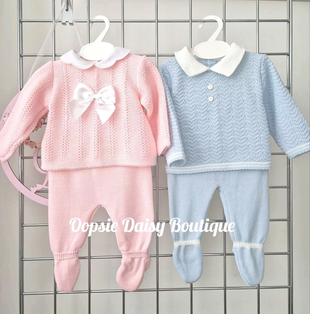 Boys & Girls Knitted Trouser Set