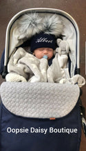 Load image into Gallery viewer, Personalised Hats Girls &amp; Boys Lovely Knitted Pom Pom Hats 0-6 years