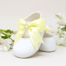 Load image into Gallery viewer, Baby Girls Ribbon Shoes Baypods Sizes upto 18mth