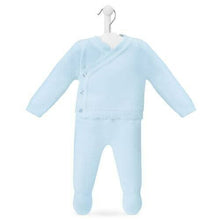 Load image into Gallery viewer, Boys Blue Wrap Knitted 2 Piece Set Dandelion