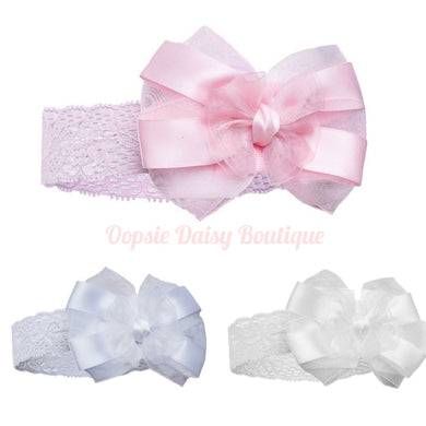 Baby Girls Headband Lace