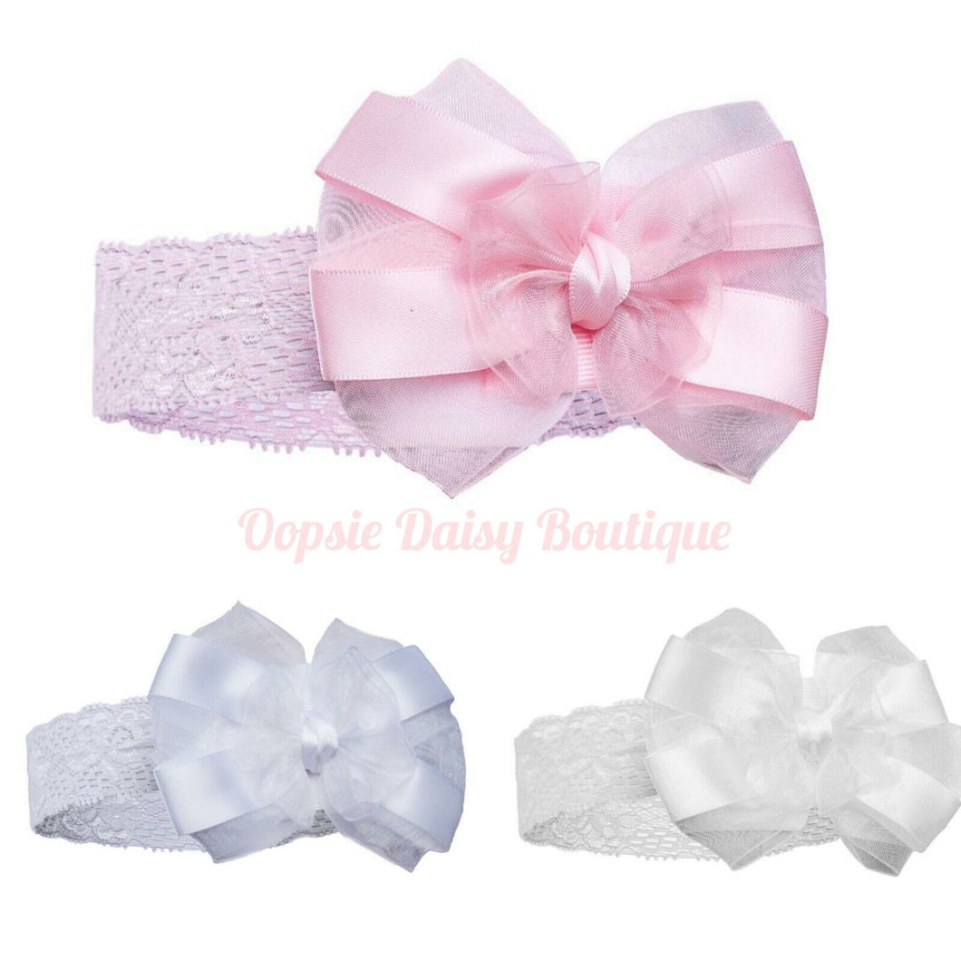 Baby Girls Headband Lace