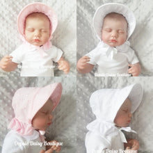 Load image into Gallery viewer, Baby Summer Traditional Broderie Peak Bonnet