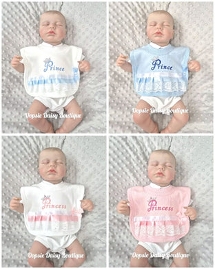 Prince & Princess Baby Bib