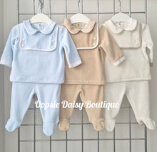 Load image into Gallery viewer, Boys Portuguese Bib Trouser Set