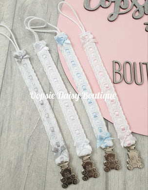 Spanish Dummy Clips Teddy Bear Design