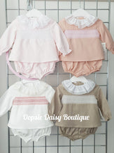 Load image into Gallery viewer, Girls Portuguese Smocked Jam Pants Sets