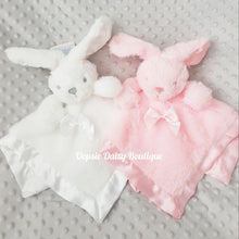 Load image into Gallery viewer, Baby Bunny Comforter with Ribbon - Baby Blanket