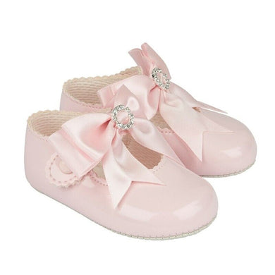 Baby Girls Ribbon Shoes Baypods Sizes upto 18mth