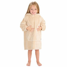 Load image into Gallery viewer, Boys Girls Beige Super Cosy  Snuggle Hoodie