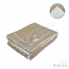 Load image into Gallery viewer, Personalised Baby Blanket Shawl Cosy Sherpa Back X 6 Colours