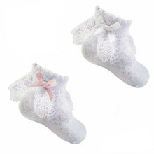 Load image into Gallery viewer, Baby Girls Frilly Ankle Socks