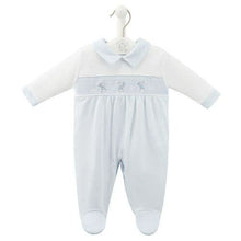 Load image into Gallery viewer, Baby Rabbit &amp; Star Smocked Romper All In One Dandelion Baby