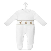 Load image into Gallery viewer, Rocking Horse Knitted Romper Dandelion Unisex