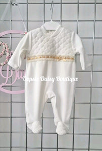 Unisex Cream & Caramel Portuguese Romper