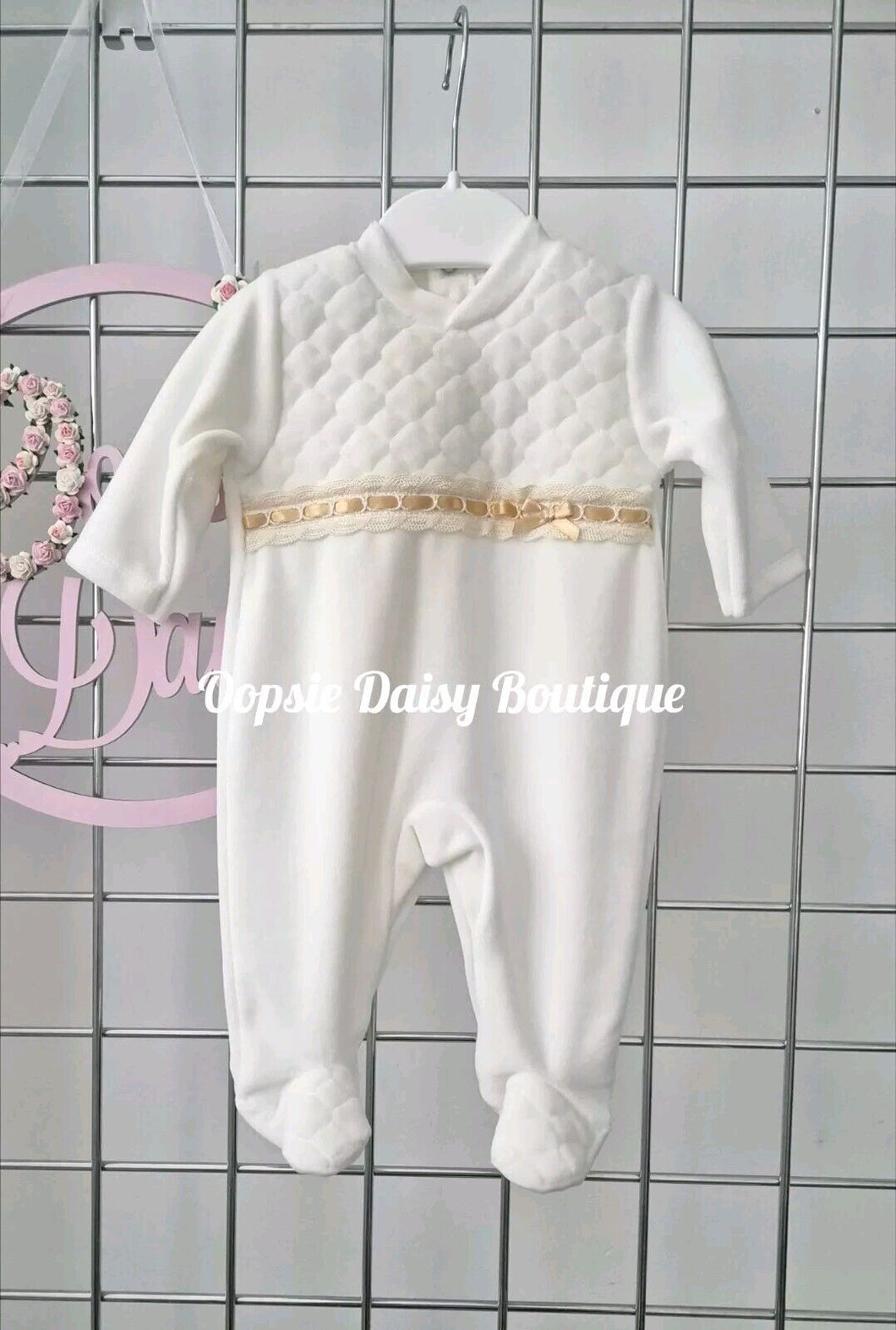 Unisex Cream & Caramel Portuguese Romper
