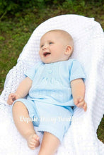 Load image into Gallery viewer, Blue Knitted Shorts Set  - Dandelion