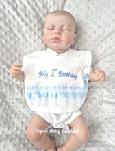 Load image into Gallery viewer, My 1st Birthday Bib Embroidered Design