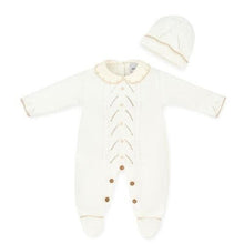 Load image into Gallery viewer, Boys Girls Knitted Romper &amp; Hat Sets Dandelion Unisex