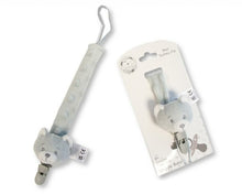 Load image into Gallery viewer, Baby Dummy Clips Teddy Bear Dummy Holder