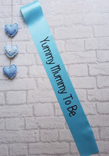 Load image into Gallery viewer, Yummy Mummy Sash Banner -Blue &amp; Pink available - Mum to Be - Baby Shower