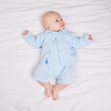 Load image into Gallery viewer, Baby Boys Blue Knitted Romper  - Dandelion