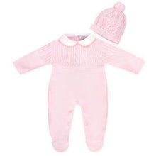 Load image into Gallery viewer, Girls Knitted Romper &amp; Hat Sets Dandelion