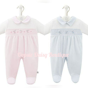 Baby Rabbit & Star Smocked Romper All In One Dandelion Baby