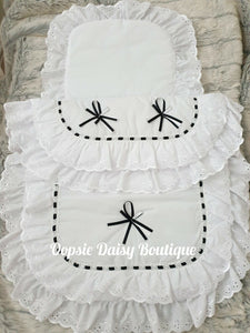 Spanish Romany Style Baby Pram Set Quilt & Pillow Set