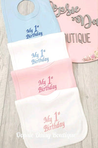 My 1st Birthday Bib