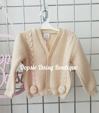 Load image into Gallery viewer, Knitted Pom Pom Cardigans