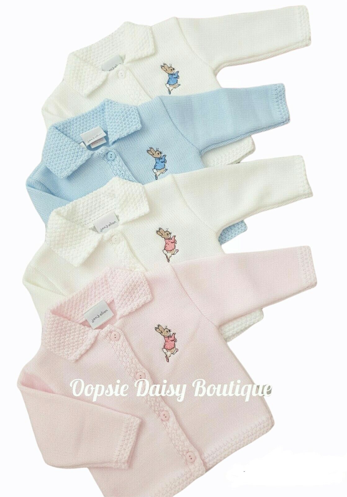 Baby Boys Girls Peter Rabbit Cardigans Dandelion – Oopsie Daisy
