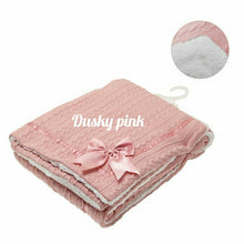Load image into Gallery viewer, Personalised Baby Blanket Deluxe Supersoft x 6 Colours