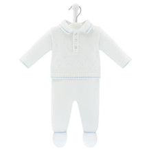 Load image into Gallery viewer, Baby Boys White Knitted Suit - Dandelion