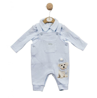 Designer Baby Boys Dungaree Puppy Set