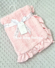 Load image into Gallery viewer, Supersoft Pink Baby Blanket Cosy Fleece Lined