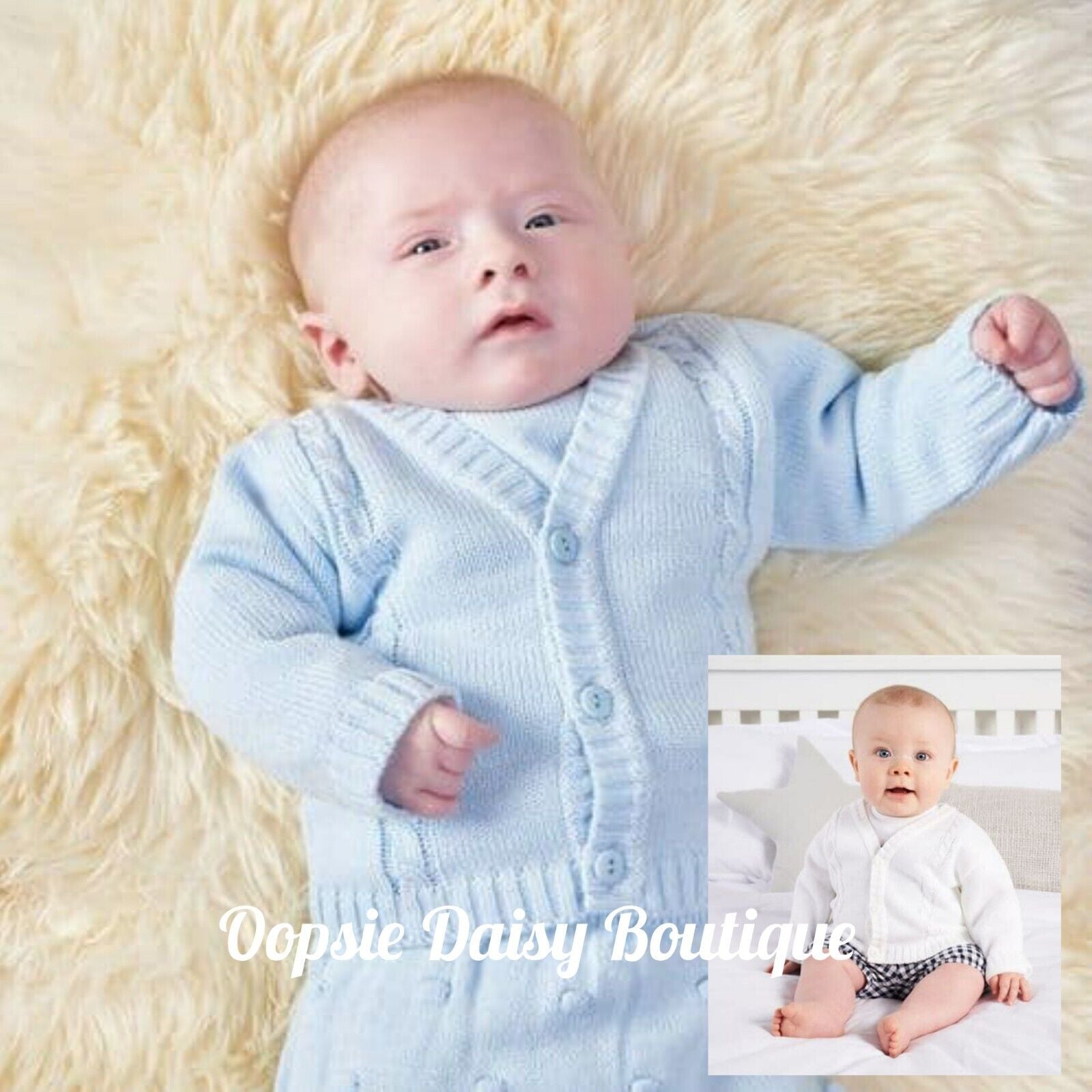 Boys Traditional Knitted Cardigans Dandelion Oopsie Daisy Baby Boutique